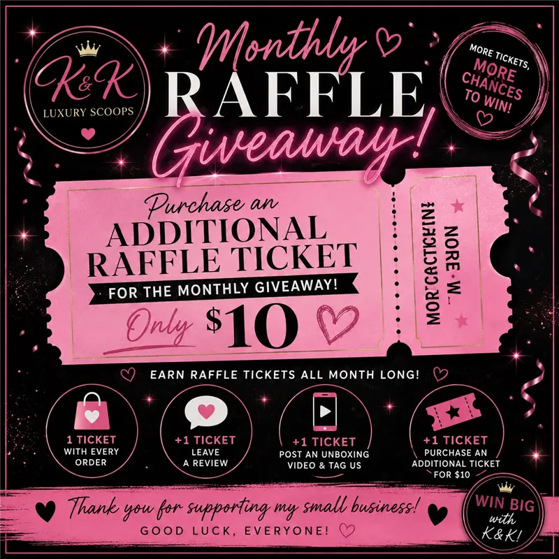 Monthly Raffle Giveaway Ticket (add-on only)